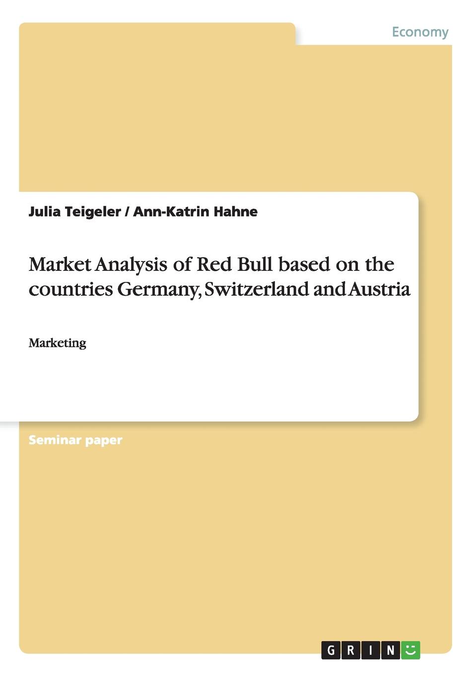 фото Market Analysis of Red Bull Based on the Countries Germany, Switzerland and Austria