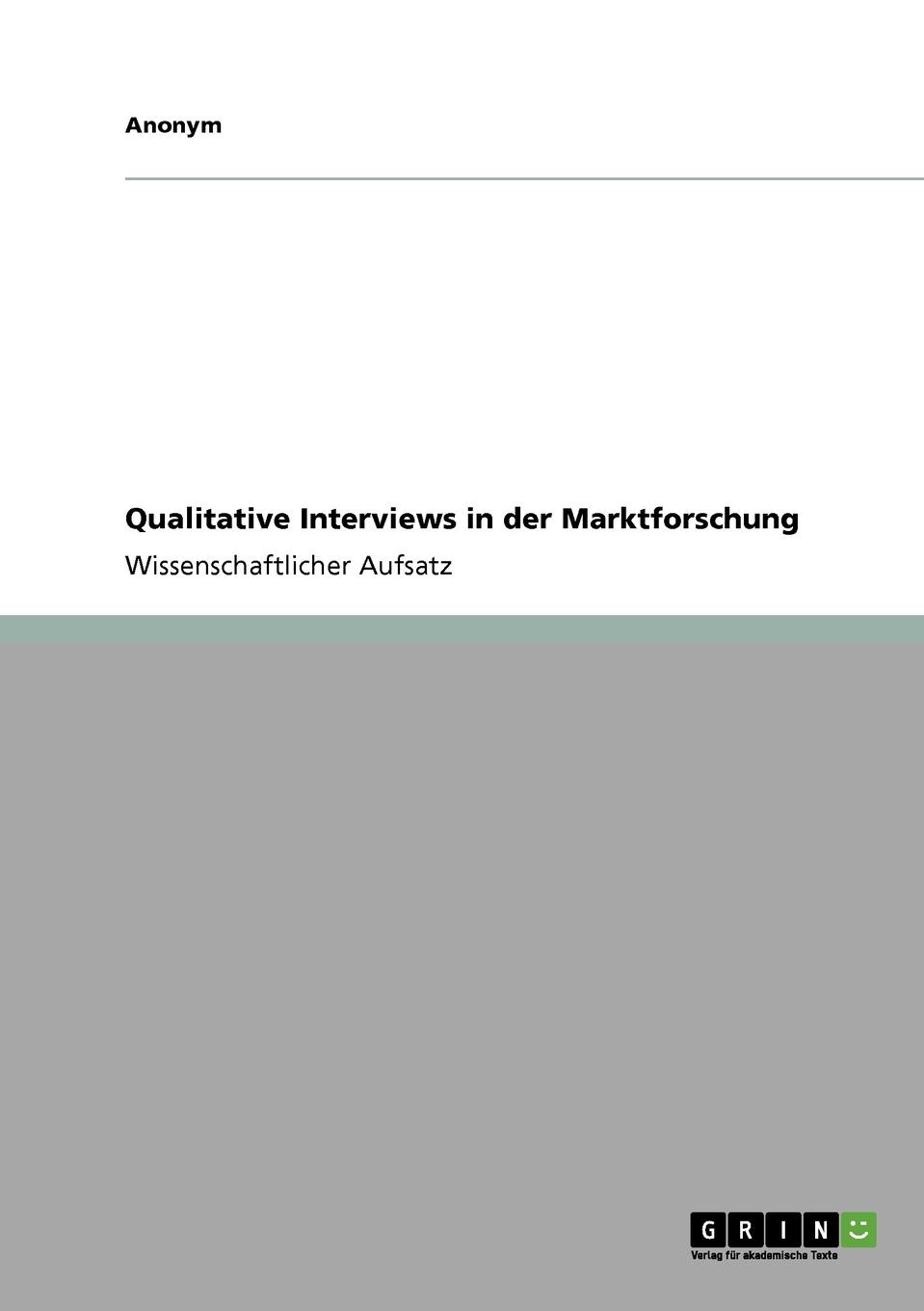 фото Qualitative Interviews in Der Marktforschung