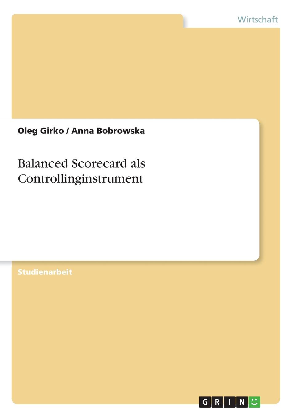 фото Balanced Scorecard als Controllinginstrument