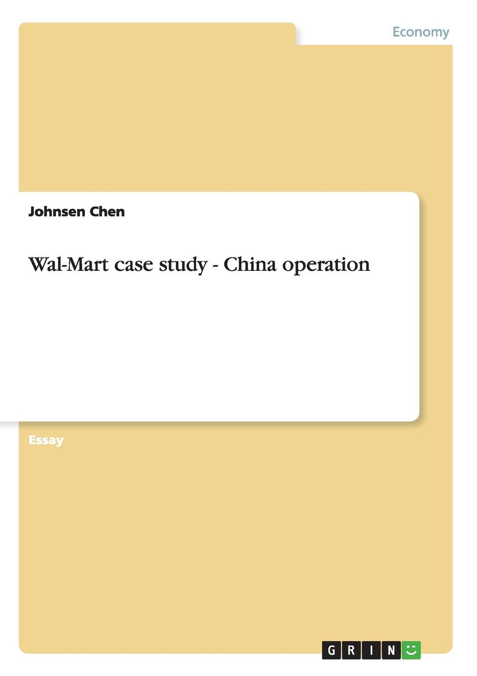 Wal-Mart case study - China operation