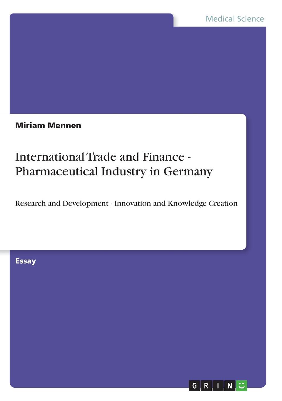 International Trade and Finance - Pharmaceutical Industry in Germany