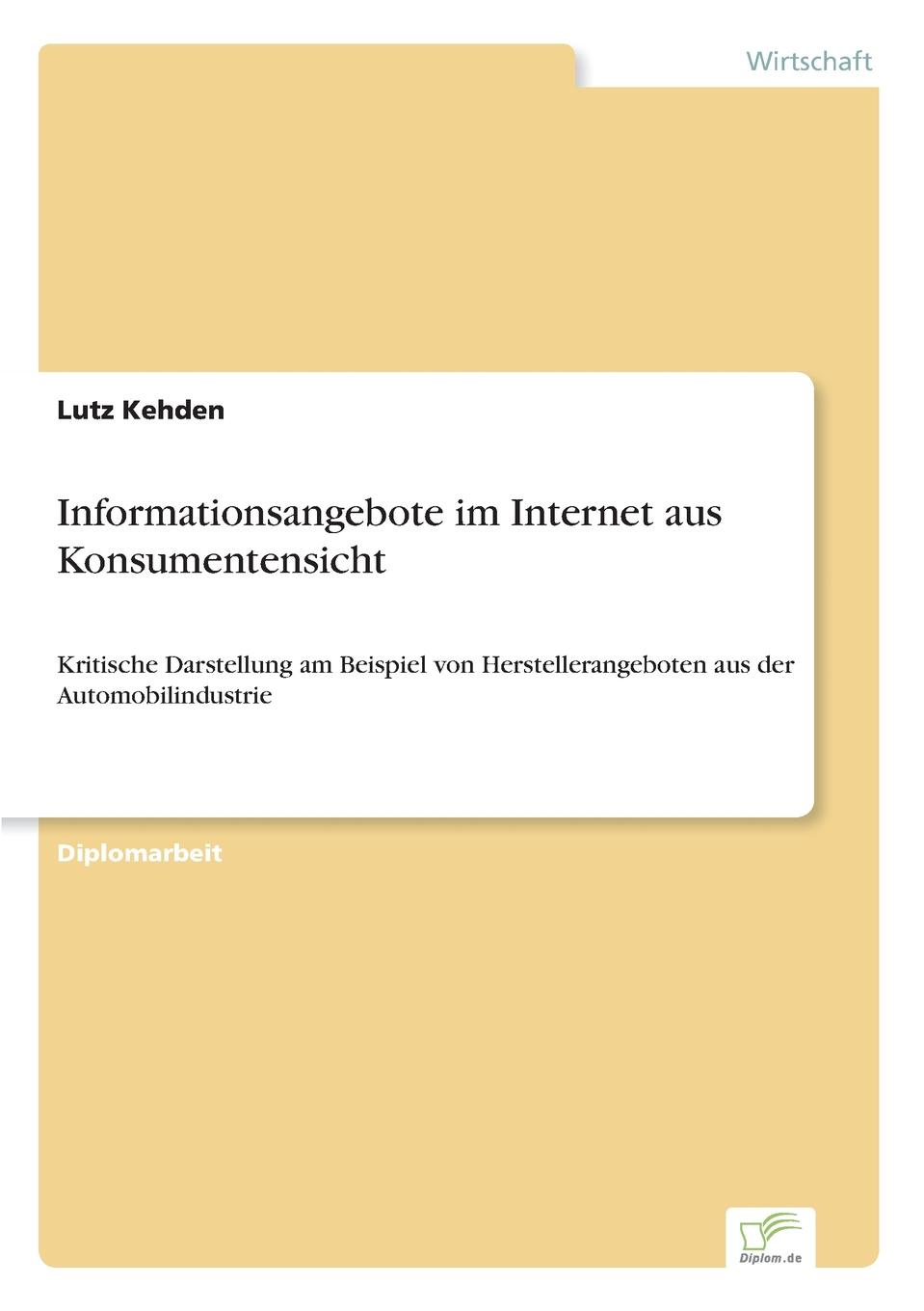 фото Informationsangebote im Internet aus Konsumentensicht