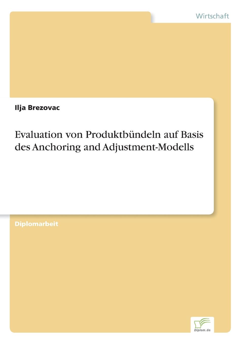 фото Evaluation von Produktbundeln auf Basis des Anchoring and Adjustment-Modells