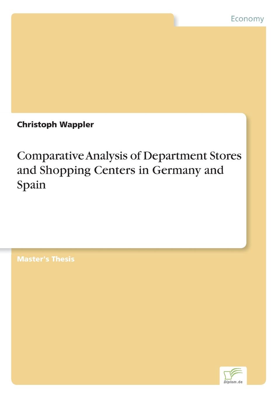 фото Comparative Analysis of Department Stores and Shopping Centers in Germany and Spain