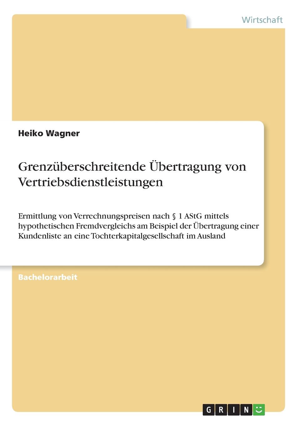 Grenzuberschreitende Ubertragung von Vertriebsdienstleistungen