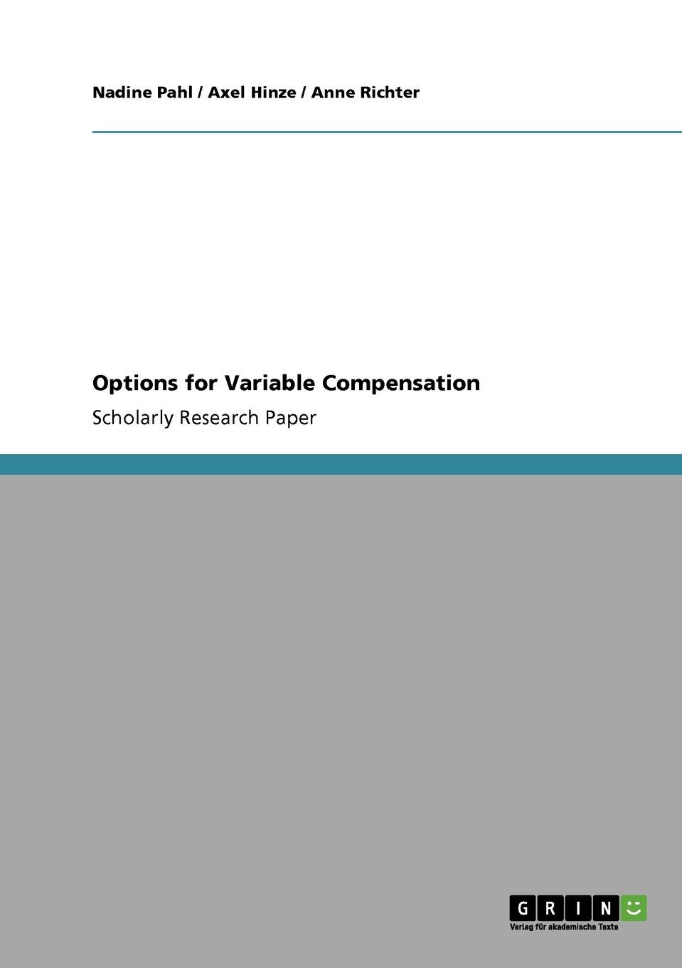 фото Options for Variable Compensation