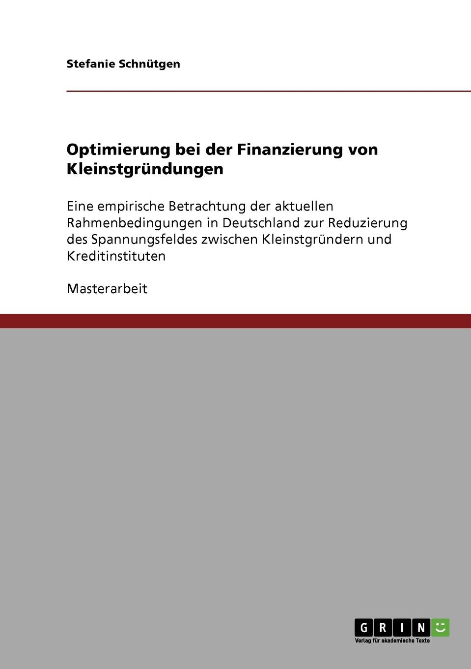 фото Optimierung bei der Finanzierung von Kleinstgrundungen