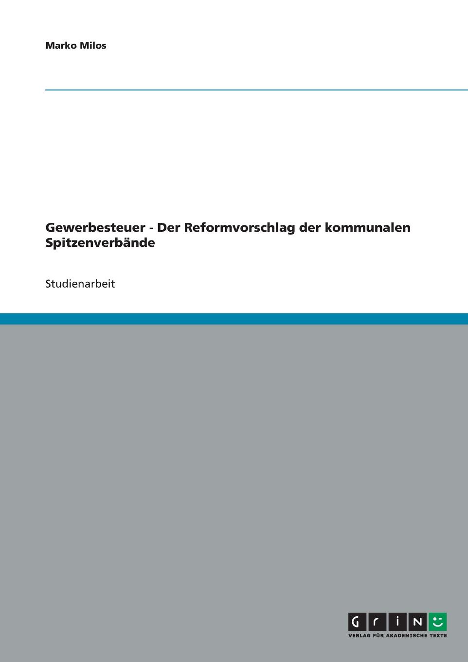 фото Gewerbesteuer - Der Reformvorschlag der kommunalen Spitzenverbande