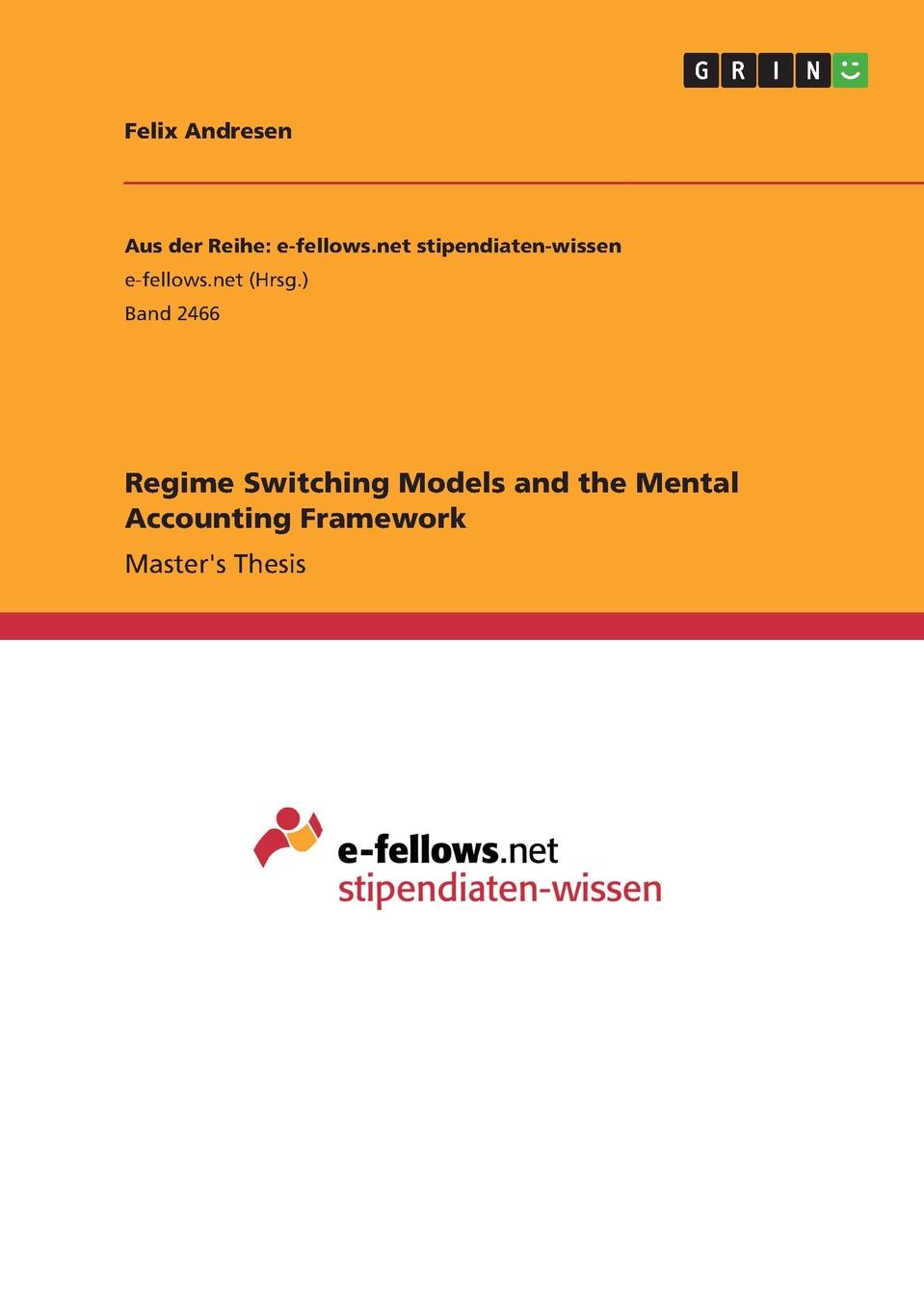 фото Regime Switching Models and the Mental Accounting Framework