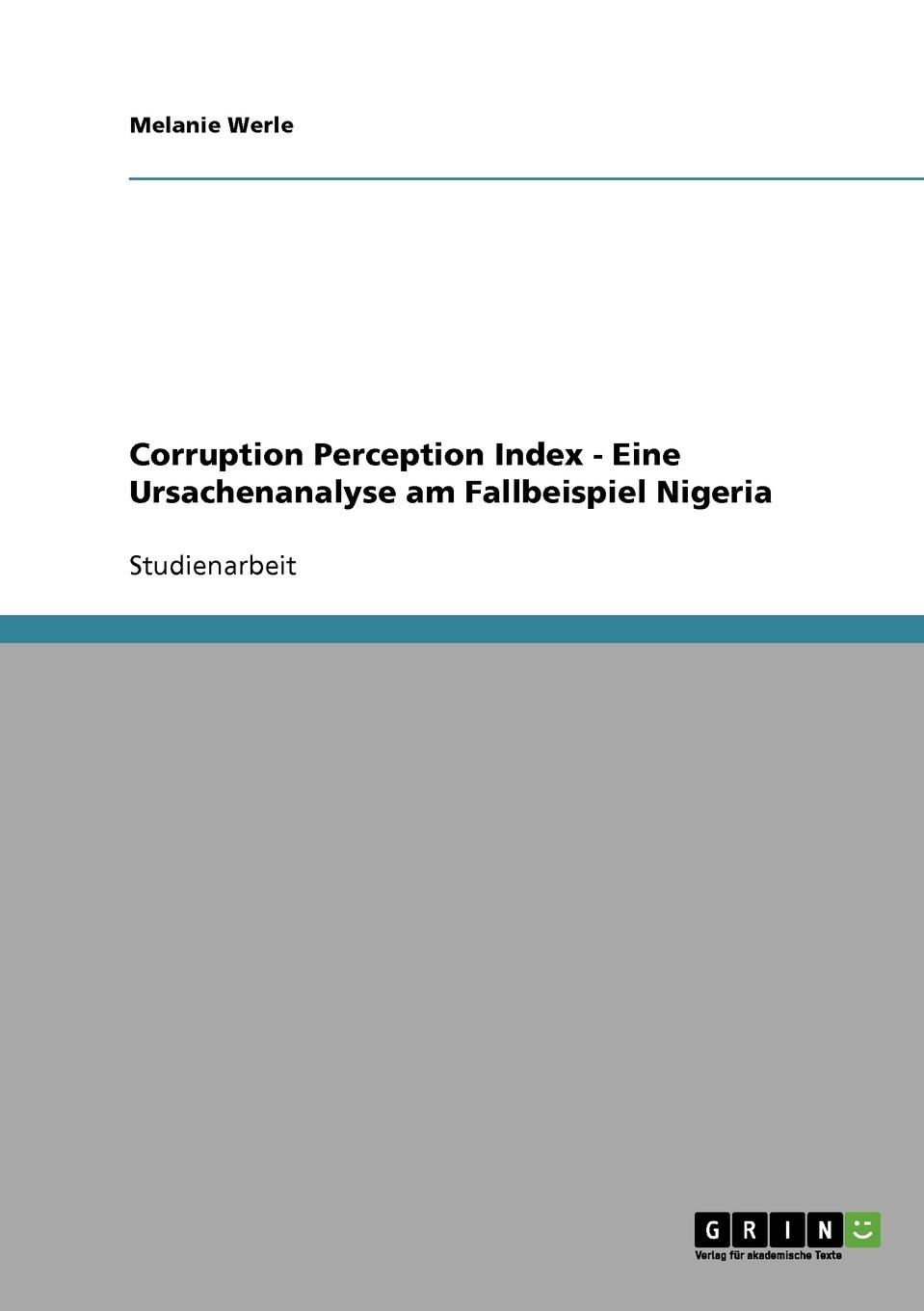 фото Corruption Perception Index - Eine Ursachenanalyse am Fallbeispiel Nigeria