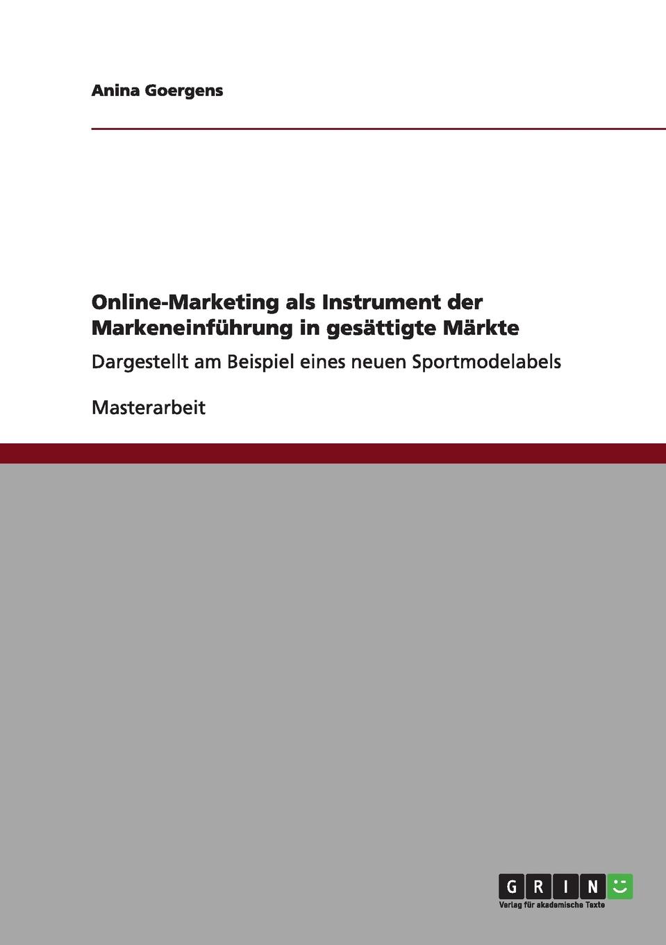 фото Online-Marketing als Instrument der Markeneinfuhrung in gesattigte Markte