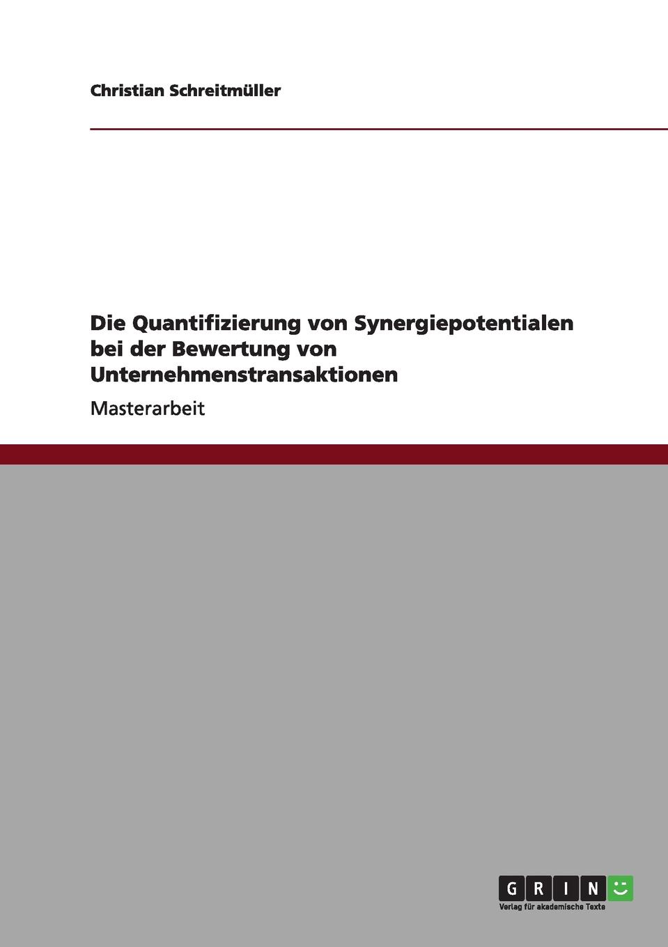 фото Die Quantifizierung von Synergiepotentialen bei der Bewertung von Unternehmenstransaktionen