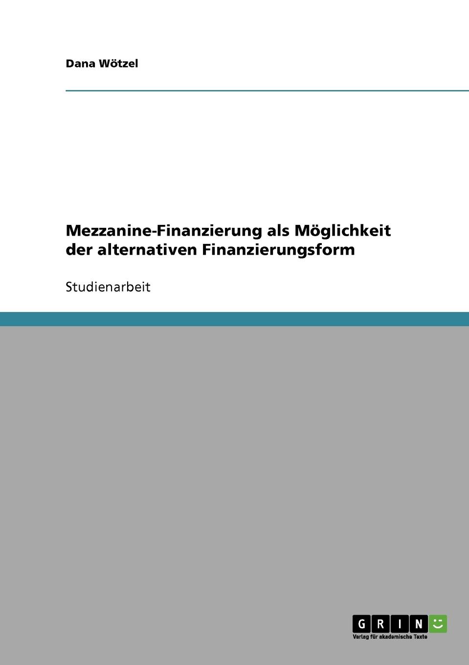 фото Mezzanine-Finanzierung als Moglichkeit der alternativen Finanzierungsform