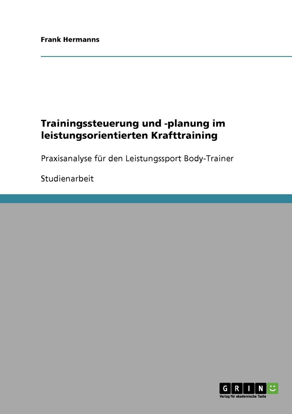 фото Trainingssteuerung und -planung im leistungsorientierten Krafttraining