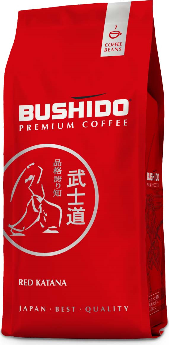 Кофе в зернах Bushido Red Katana, 227 г
