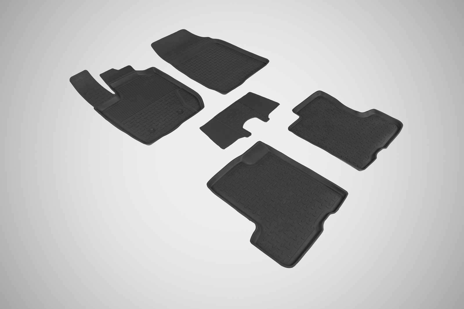 Коврики в салон автомобиля Seintex Резиновые коврики с высоким бортом для LADA X-Ray 2015-н.в.