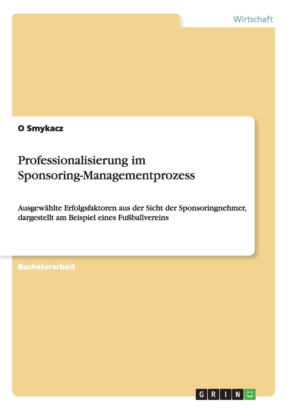 фото Professionalisierung im Sponsoring-Managementprozess