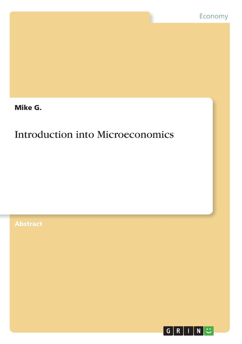 фото Introduction into Microeconomics