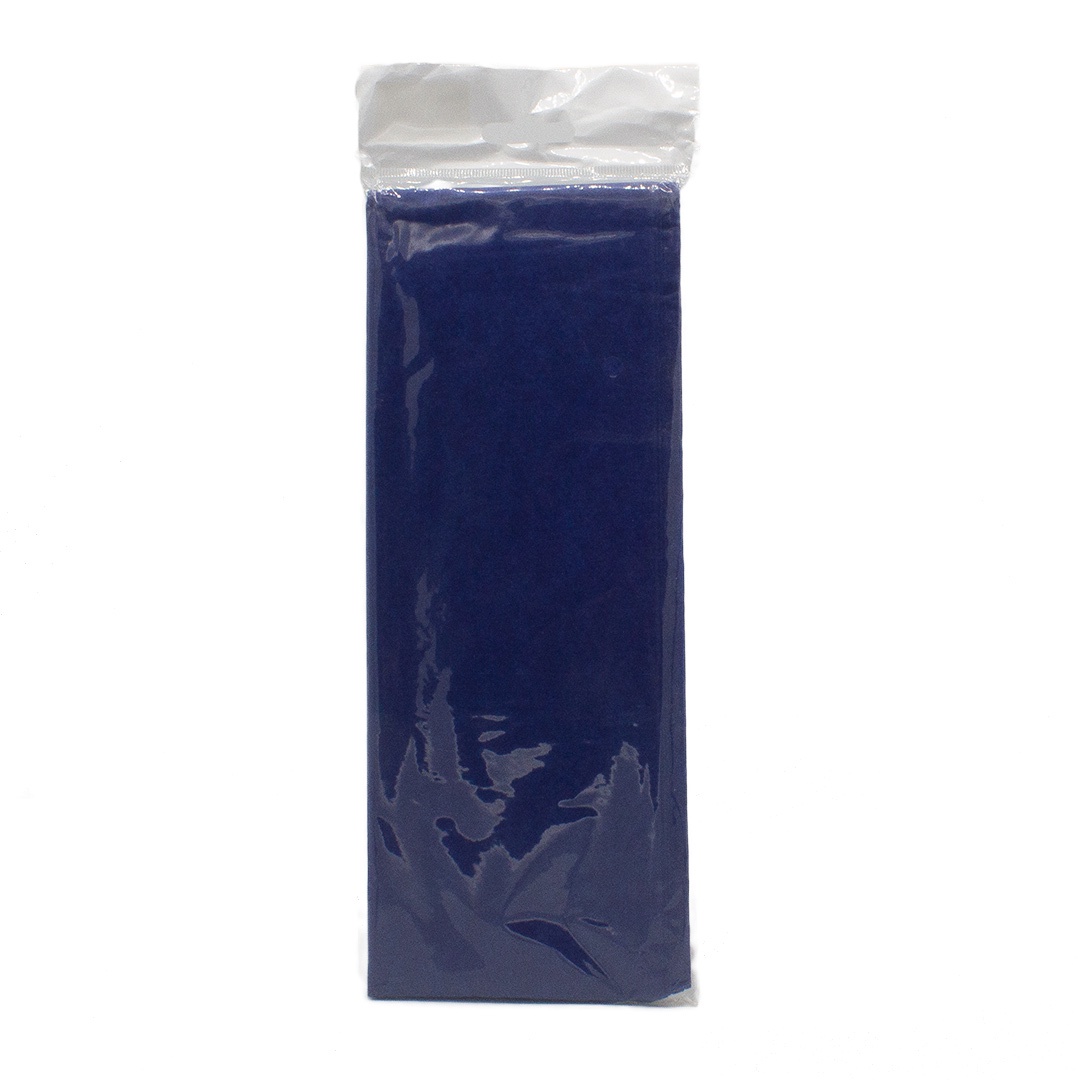 фото Подарочная упаковка Бумага тишью 76х50см,10 лист. темно-синяя, Бумага