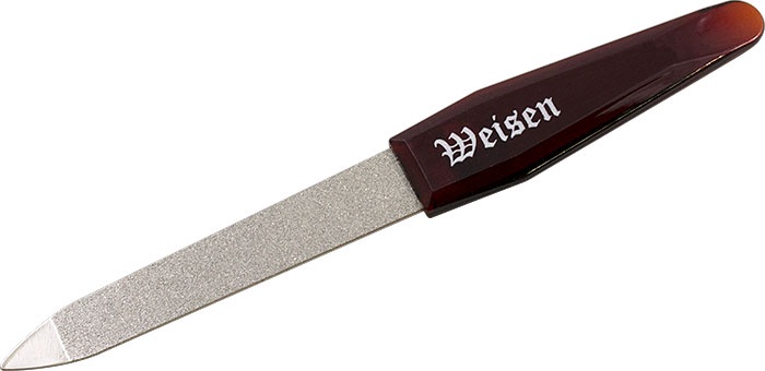 фото Пилка для ногтей металлическая с сапфировым напылением, 10,5 см., W NF1-4T Weisen