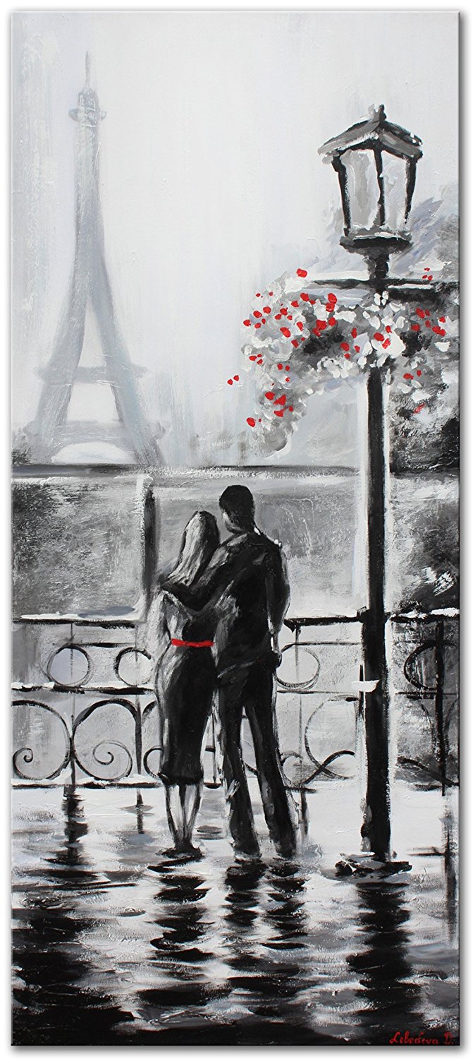 фото Картина После дождя в Париже 50х115 см, Акрил
