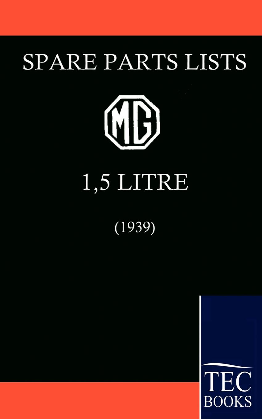 фото Spare Parts List for the MG 1 1/2 Litre (1939)