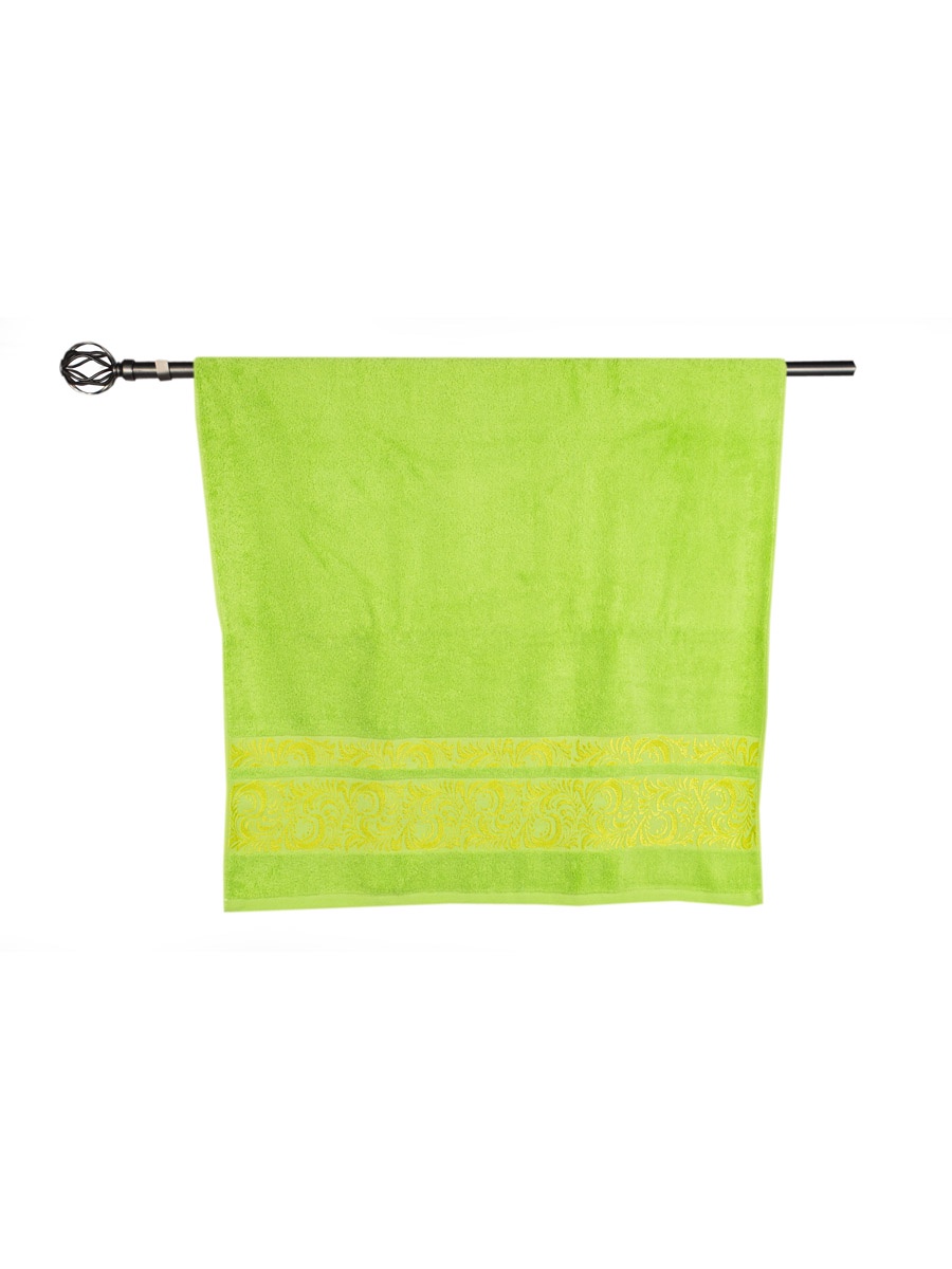Полотенце банное Grand Stil Мидея, размер 68*135, GS-H33b, зеленый