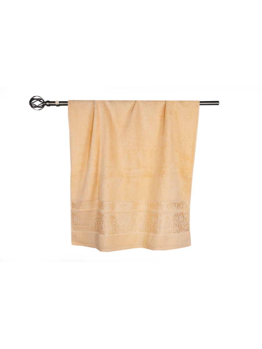 Полотенце банное Grand Stil Мидея, размер 68*135, GS-H33b, оранжевый