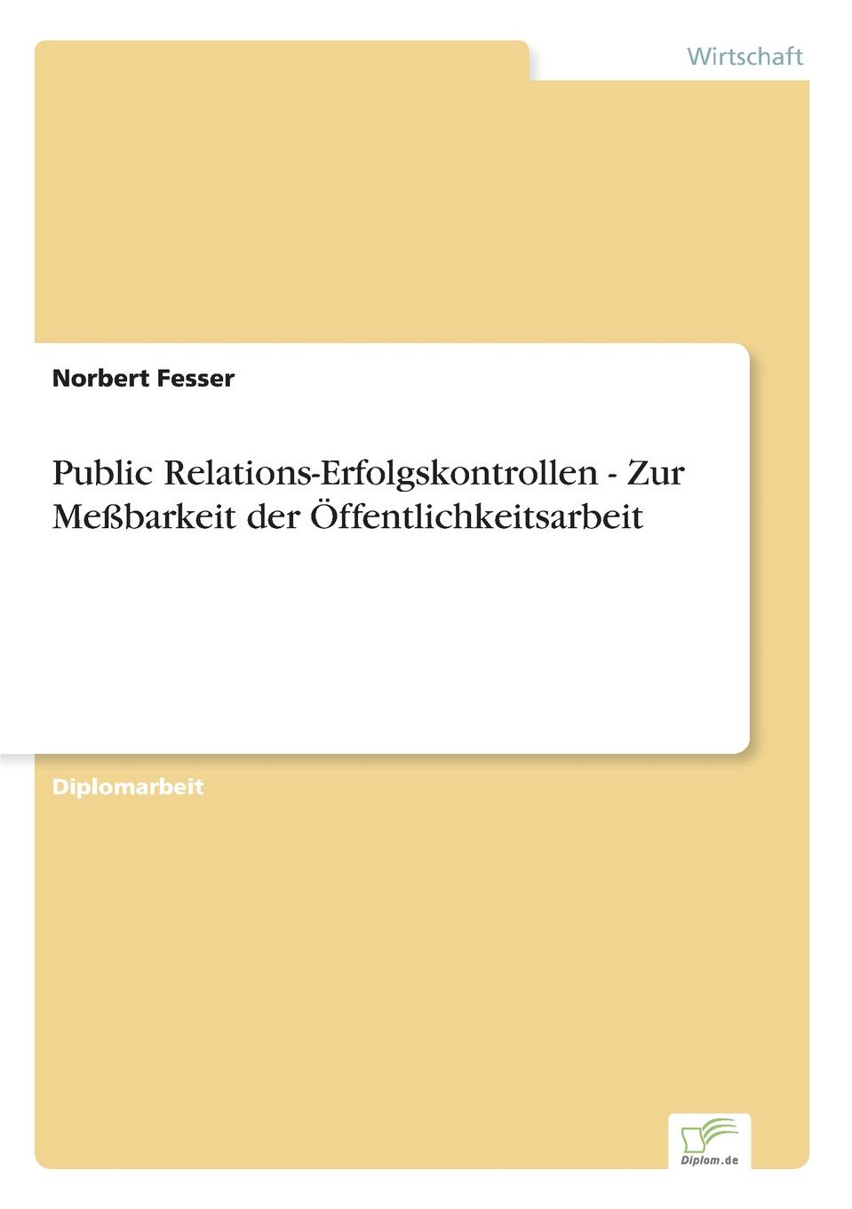 фото Public Relations-Erfolgskontrollen - Zur Messbarkeit der Offentlichkeitsarbeit