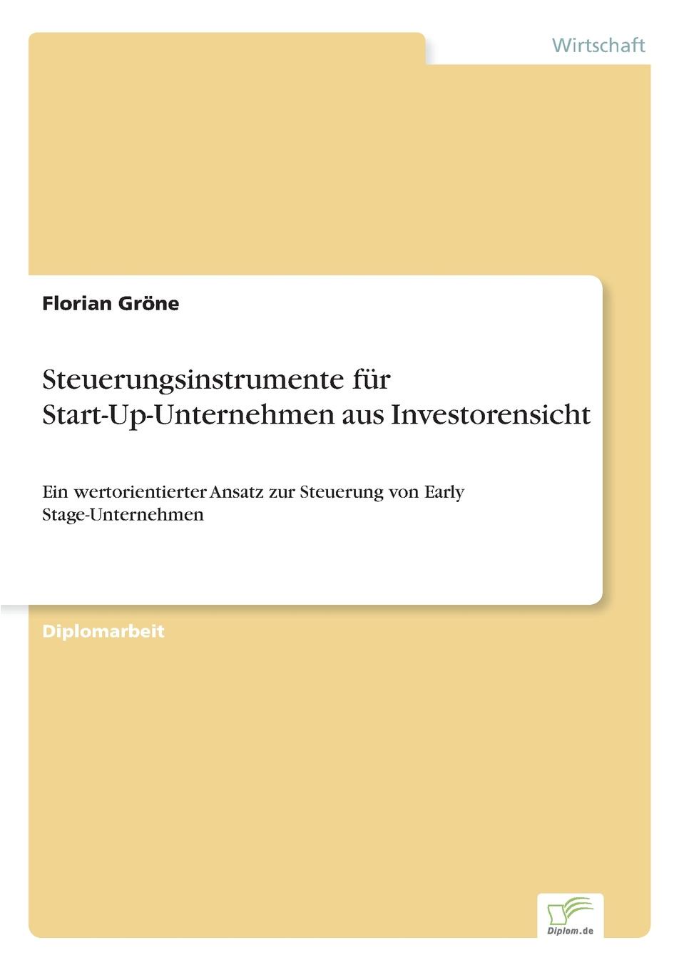 фото Steuerungsinstrumente fur Start-Up-Unternehmen aus Investorensicht