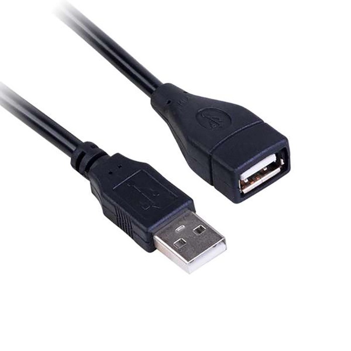 фото Удлинитель USB2.0 (A-A) черный, 1.0 м, Mobiledata