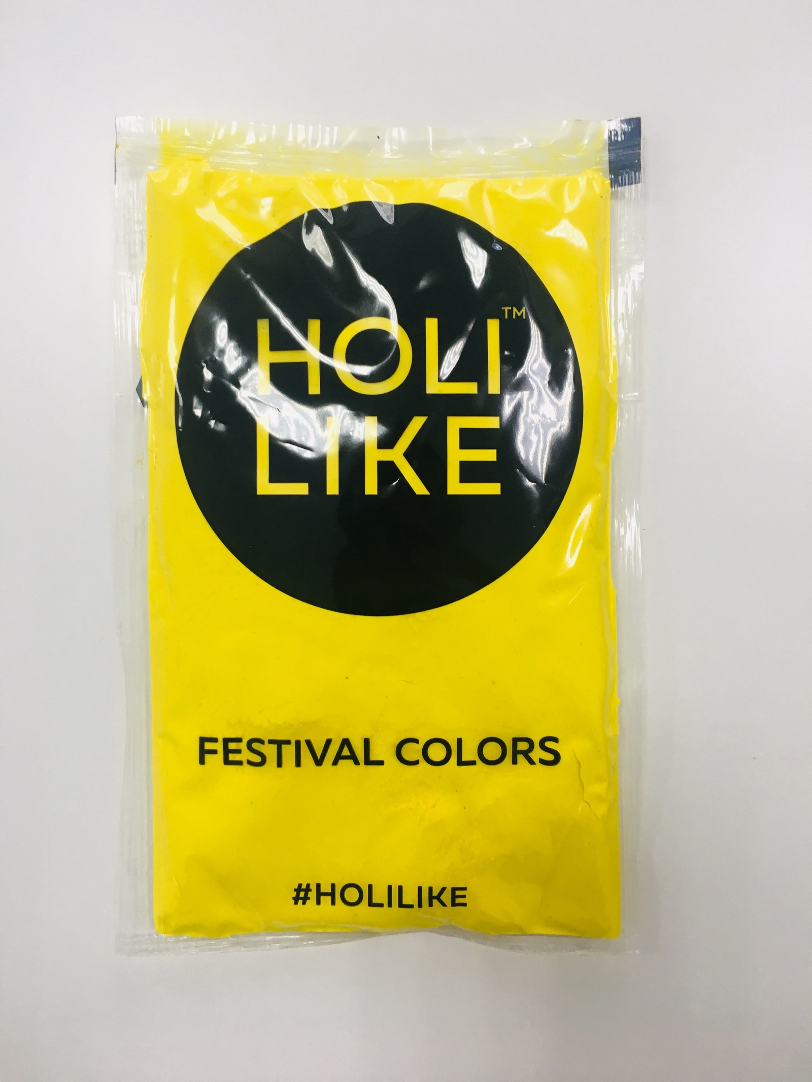 Пигмент Холи Лайк Фестивальные краски 720-02, желтый