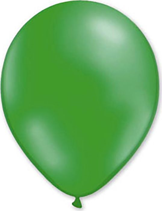 фото Воздушный шарик Miland, металлик темно-зеленый, 100 шт, 21 см