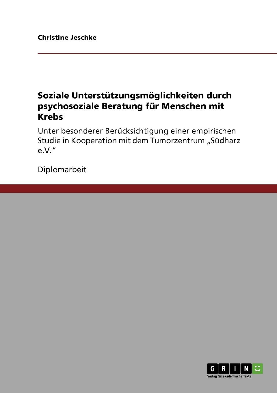 Soziale Unterstutzungsmoglichkeiten durch psychosoziale Beratung fur Menschen mit Krebs