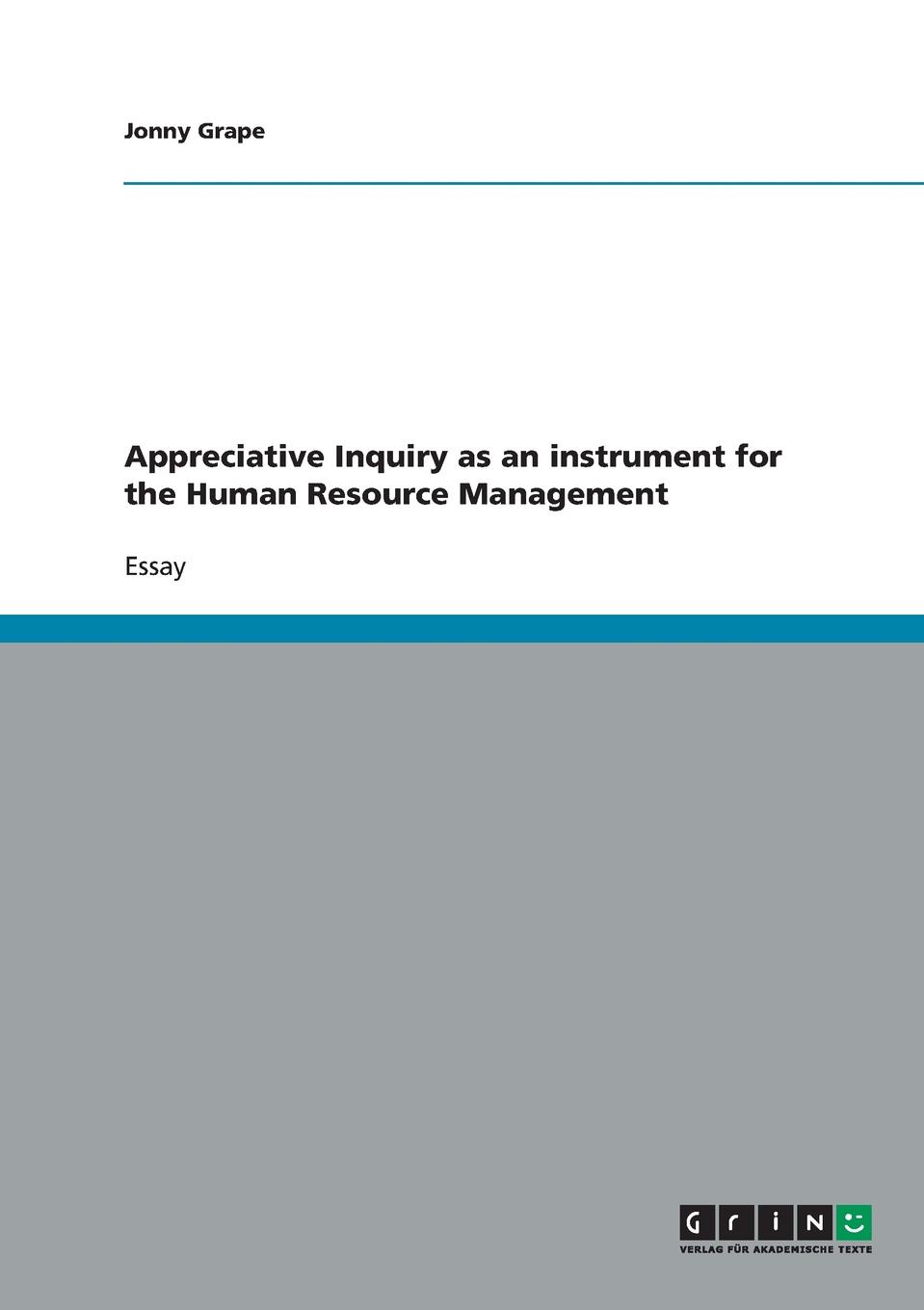 фото Appreciative Inquiry as an instrument for the Human Resource Management