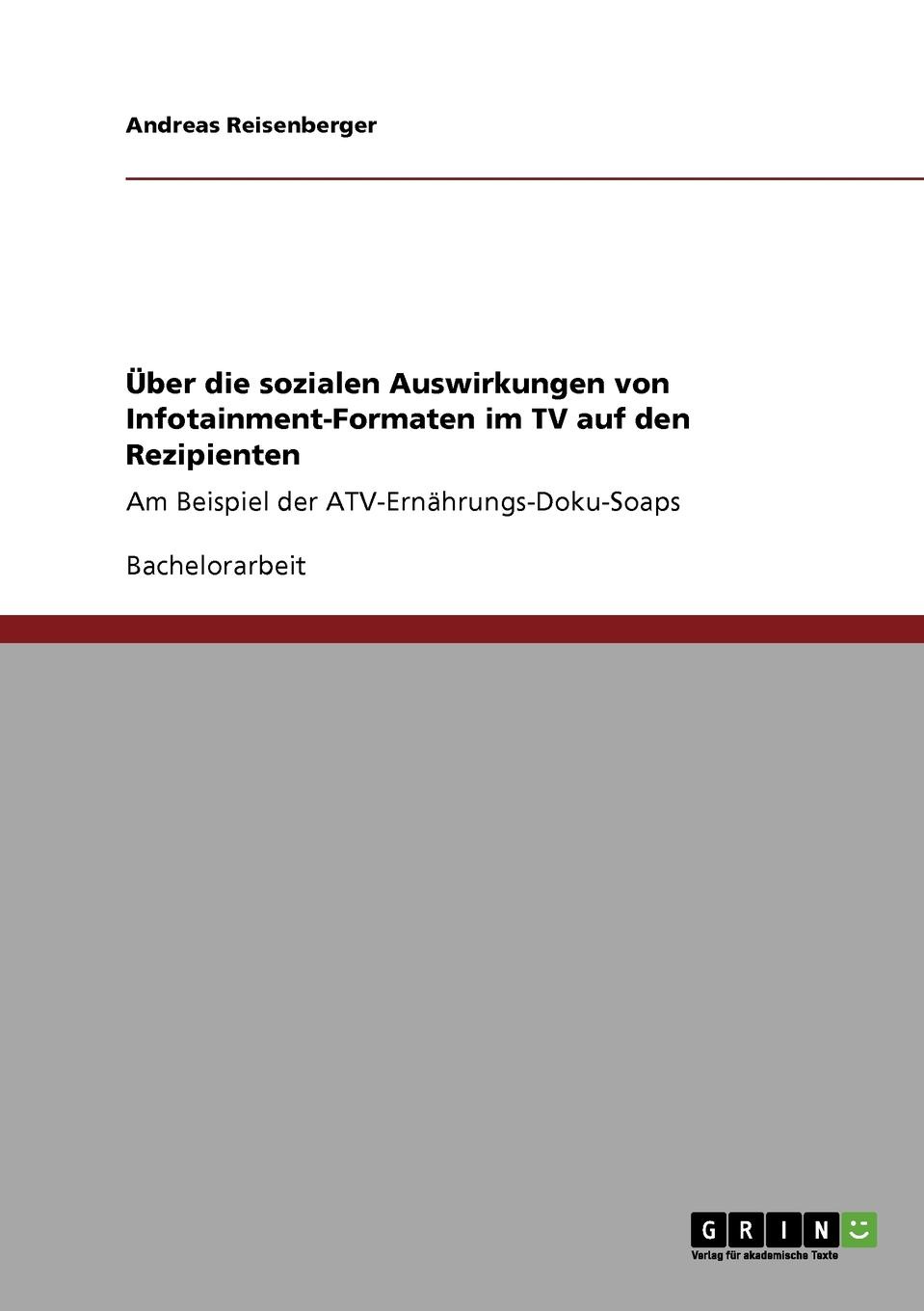 фото Uber die sozialen Auswirkungen von Infotainment-Formaten im TV auf den Rezipienten