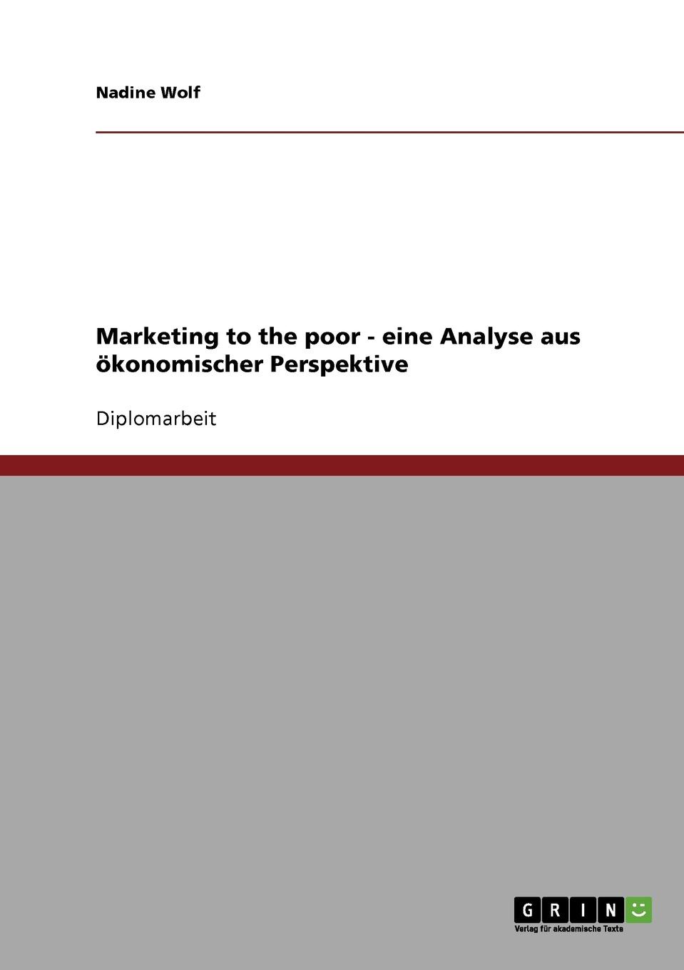 фото Marketing to the poor - eine Analyse aus okonomischer Perspektive