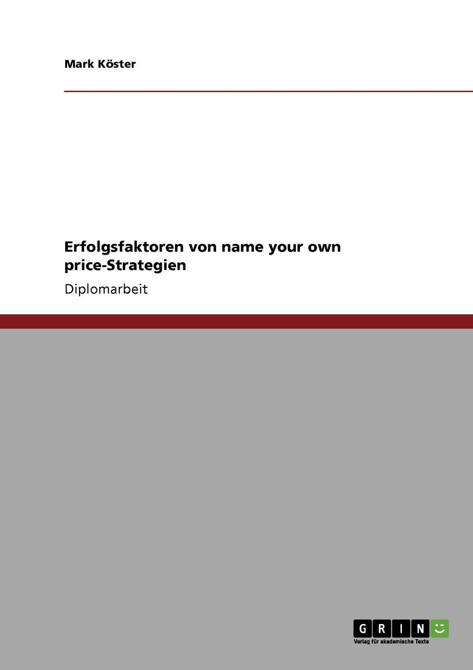 фото Erfolgsfaktoren von name your own price-Strategien