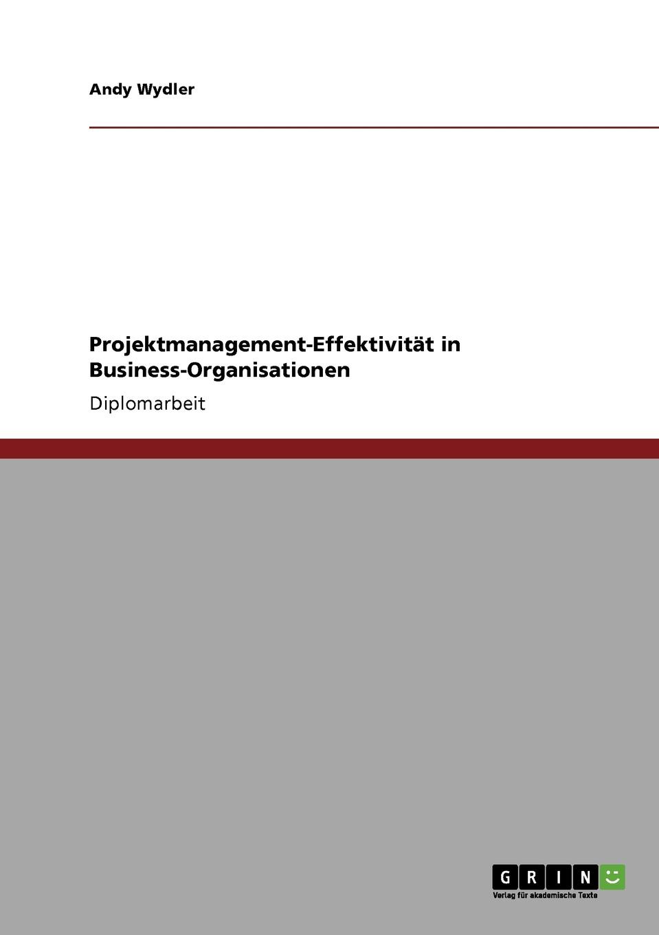 фото Projektmanagement-Effektivitat in Business-Organisationen