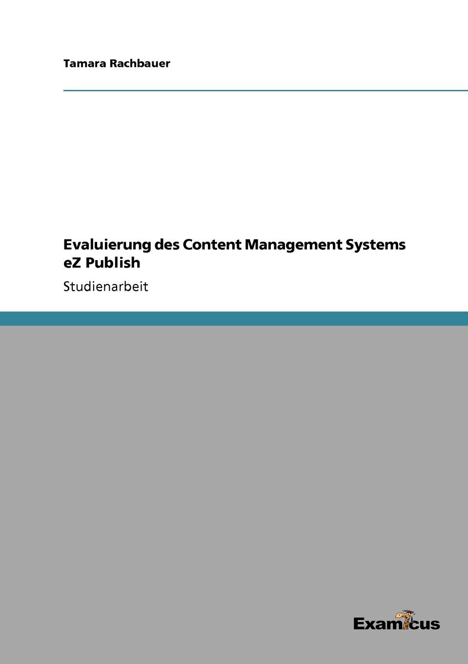 Evaluierung des Content Management Systems eZ Publish