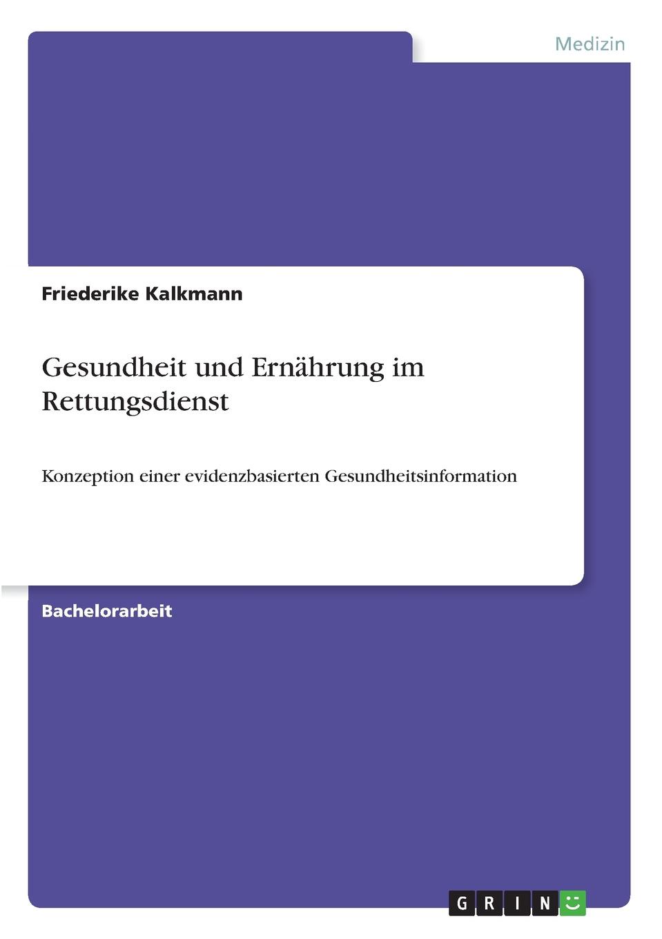 Gesundheit und Ernahrung im Rettungsdienst