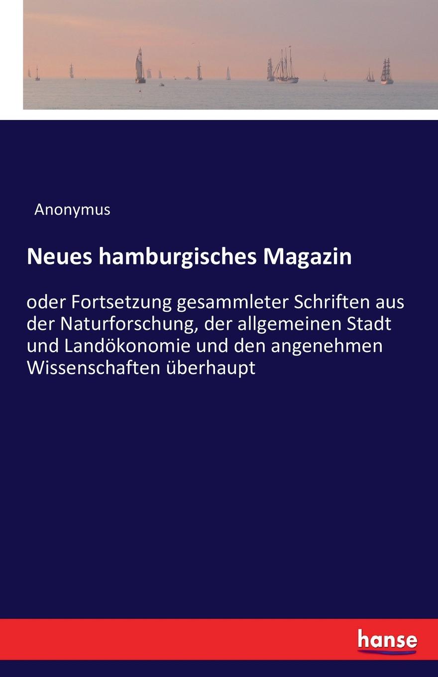 Anonymus Neues hamburgisches Magazin