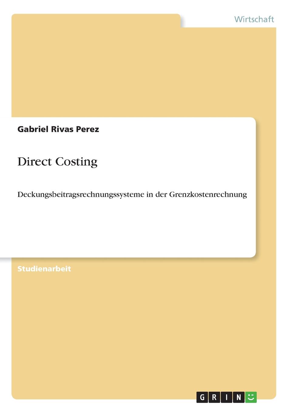 фото Direct Costing