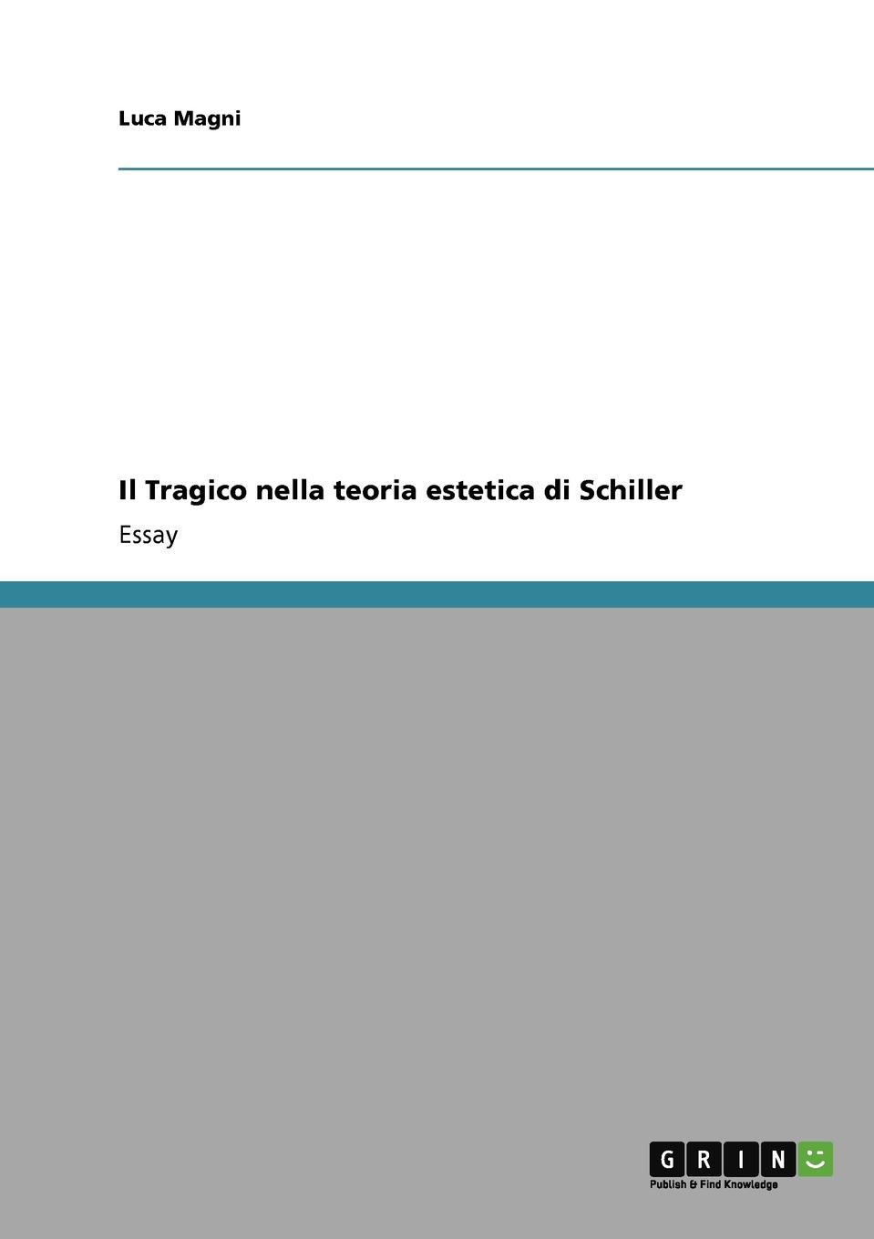 Il Tragico nella teoria estetica di Schiller