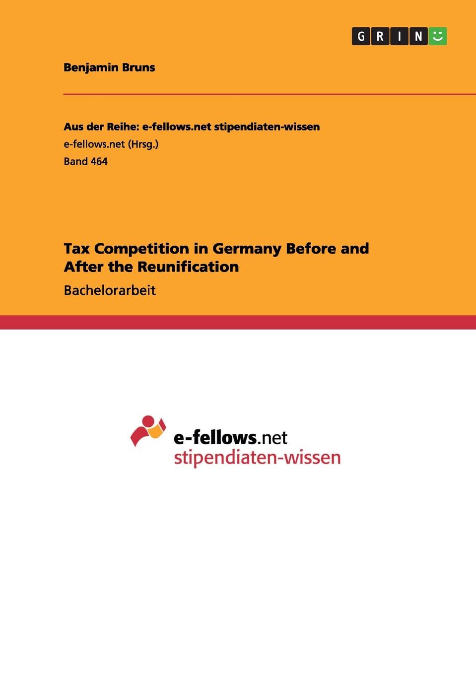 фото Tax Competition in Germany Before and After the Reunification