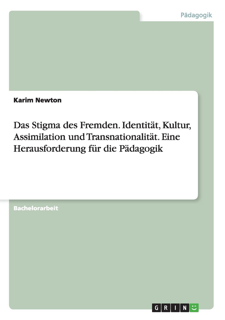 Das Stigma Des Fremden. Identitat, Kultur, Assimilation Und Transnationalitat. Eine Herausforderung Fur Die Padagogik