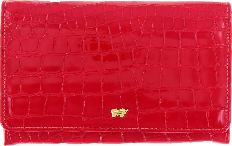 Кошелек женский Braun Buffel Glanzkroko Wallet 9Cs, 40430, красный