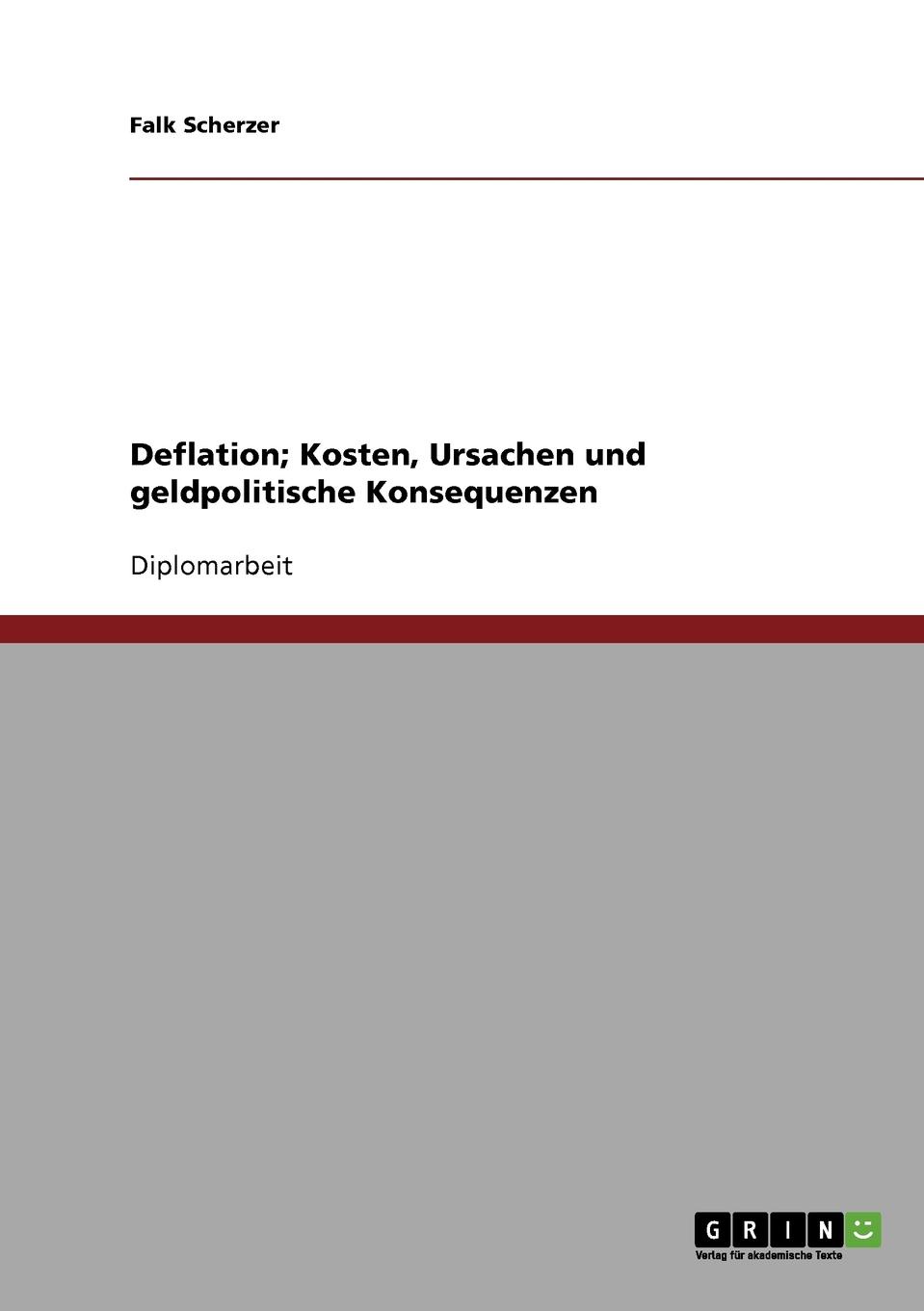 фото Deflation; Kosten, Ursachen und geldpolitische Konsequenzen