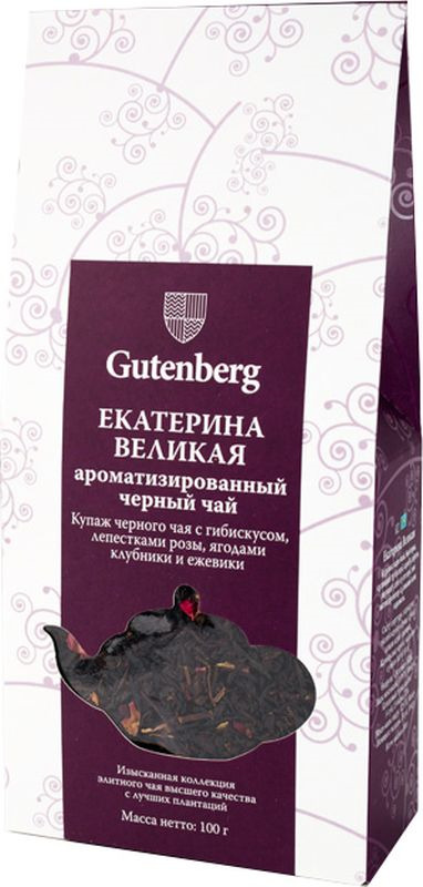 Чай черный листовой Gutenberg Екатерина Великая, 100 г