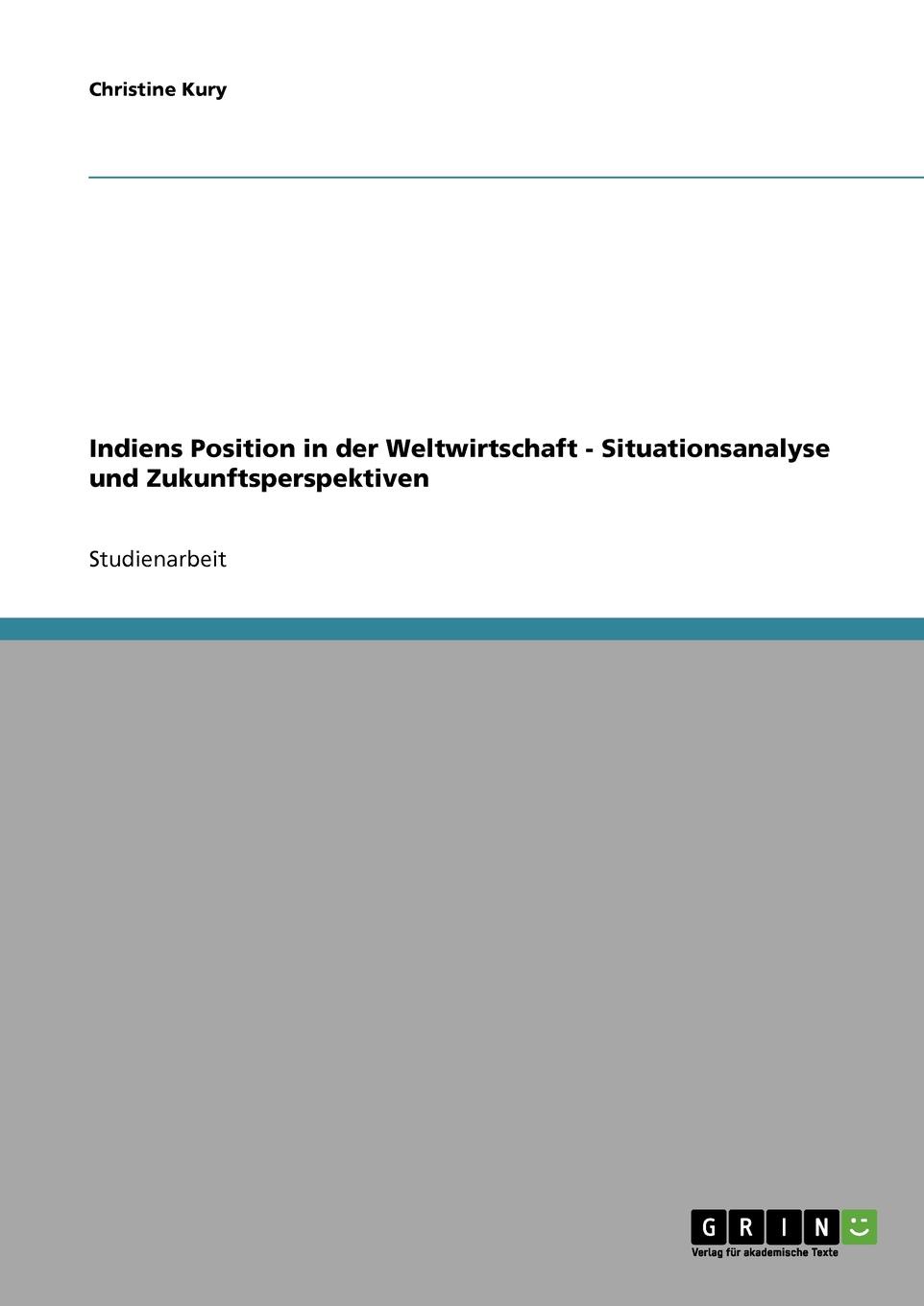 фото Indiens Position in der Weltwirtschaft. Situationsanalyse und Zukunftsperspektiven